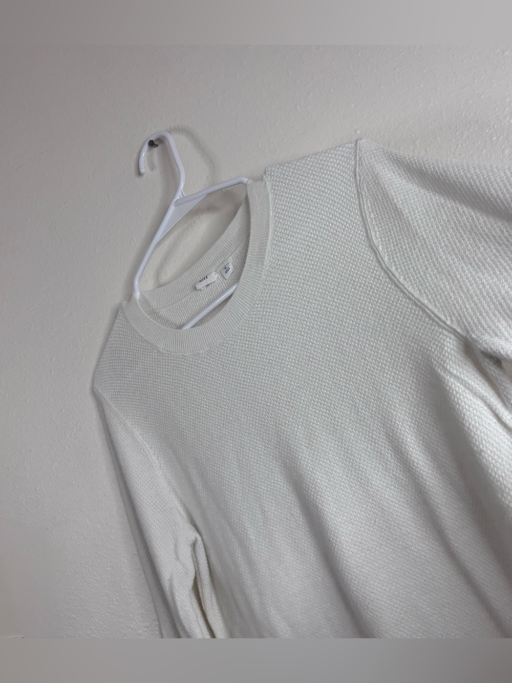 Gap Thermal Shirts Set 3 Sz Med Cotton Long Sleeve Basics Black White Green - Picture 11 of 11